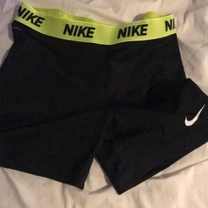Black compression shorts